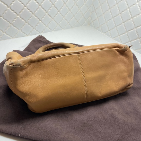 CELINE Boogie Bag with Original Celine Dustbag Light Brown Tan Camel EUC - Picture 5 of 10